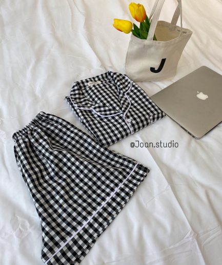 Đồ ngủ Joan.studio kẻ caro