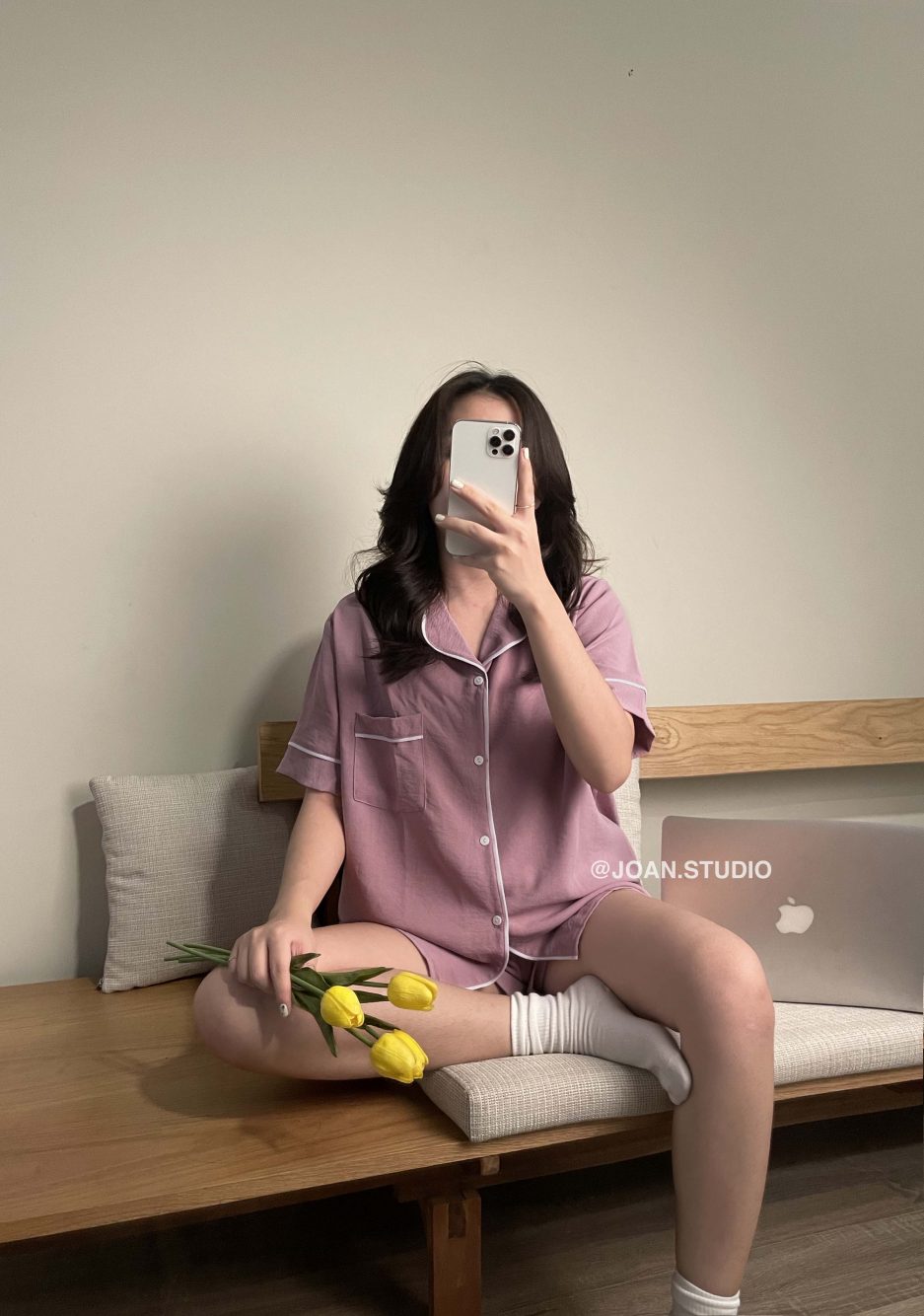 Đồ ngủ Joan Studio chất đũi